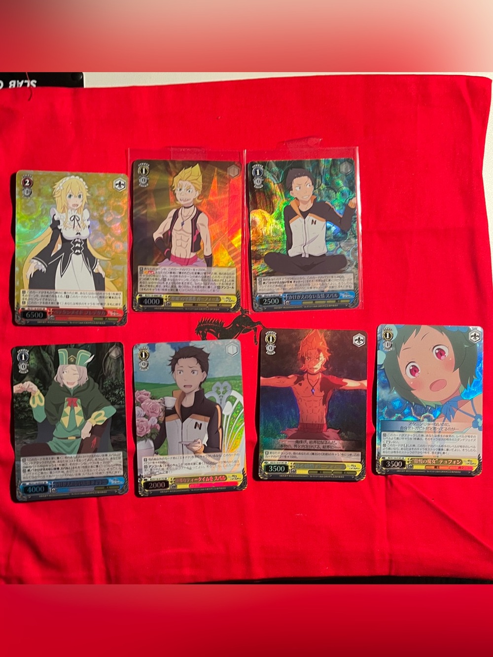 Anime Trading Cards Re: Zero — Weiss Schwarz Foil Collectible Cards